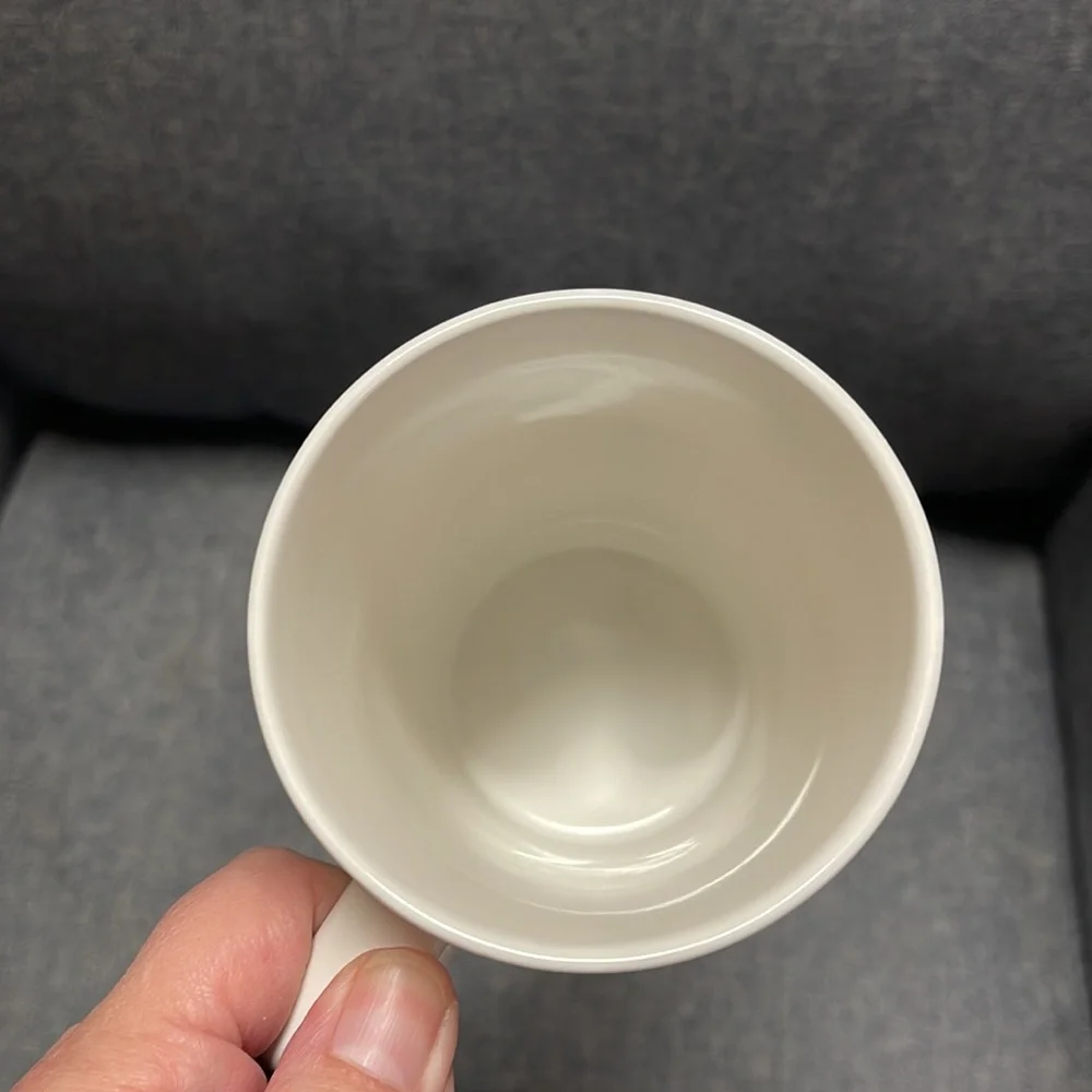 Starbucks 2014 Gold Dot Collection Mug- Green Brush Strokes